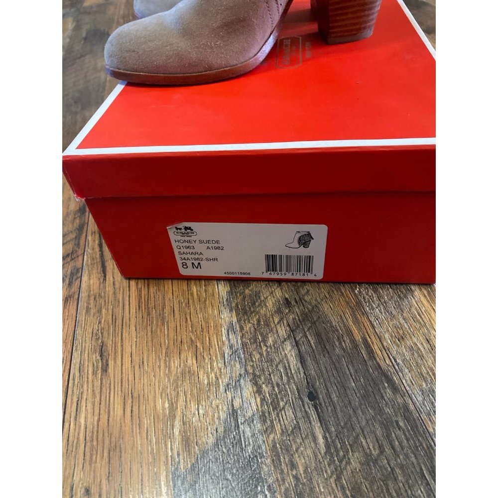 Coach Honey Suede Sahara‎ Booties - Picture 9 of 9